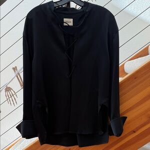 Khaite Lace Up Blouse Sz S